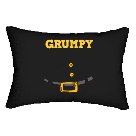 Grumpy Santa Claus - Ugly Christmas Lumbar Pillows