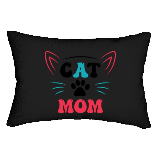Cat Mom Lumbar Pillows