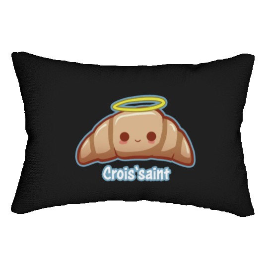 Croissaint - innocent croissant Lumbar Pillows