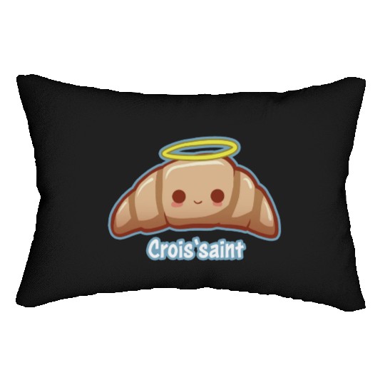 Croissaint - innocent croissant Lumbar Pillows