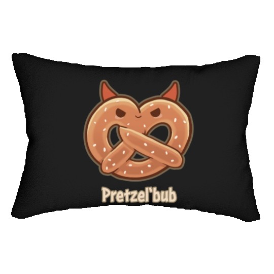 Pretzelbub - sweet devil Beezlebub Lumbar Pillows