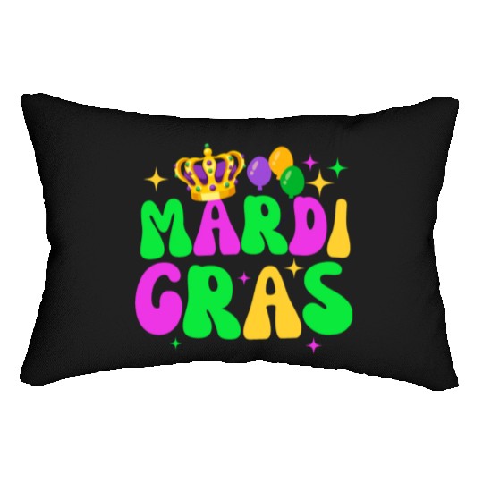 Happy Mardi Gras 2023 Funny Mardi Gras Lumbar Pillows