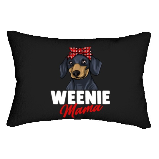 Dachshund Gift Dixie Wiener Doxie Dackel Lumbar Pillows