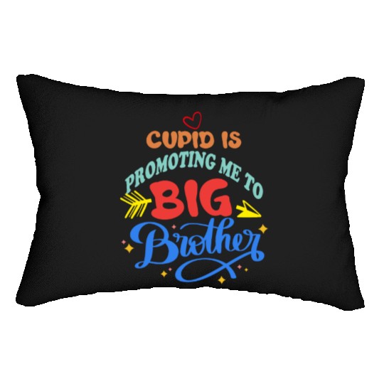 cupid is promoting me to big brother pregnant Lumbar Pillows