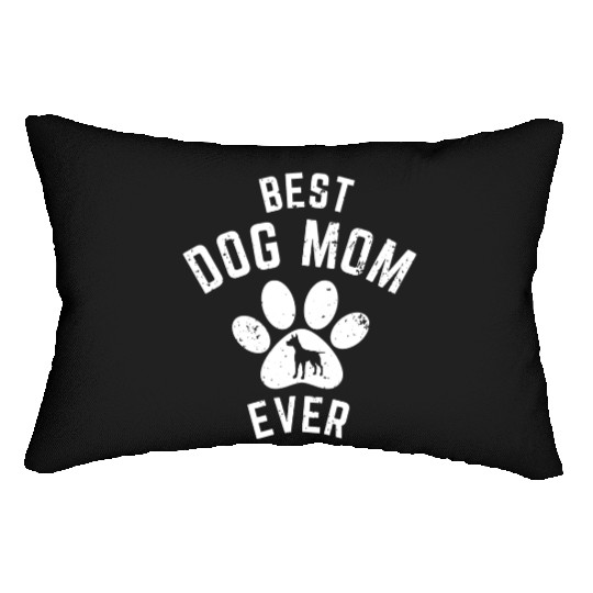 BEST DOG MOM EVER Lumbar Pillows