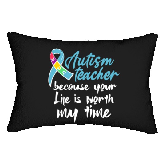 Autism Teacher Lumbar Pillows
