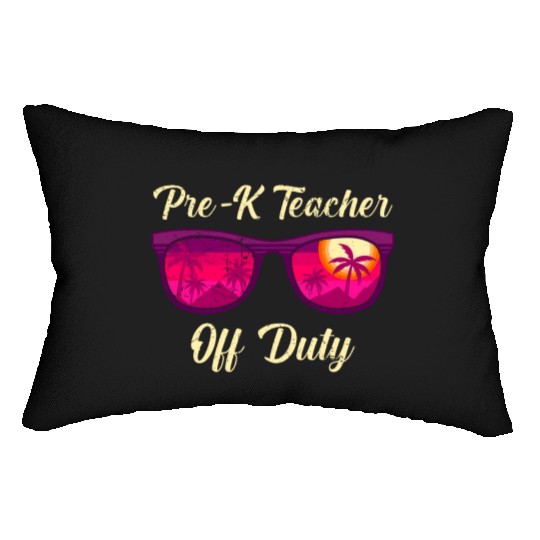 Preschool kindergarten educator off duty teacher Lumbar Pillows