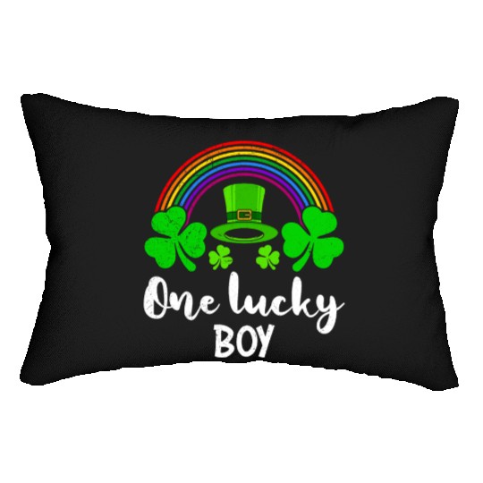 One Lucky Boy St Patrick's Day Lumbar Pillows