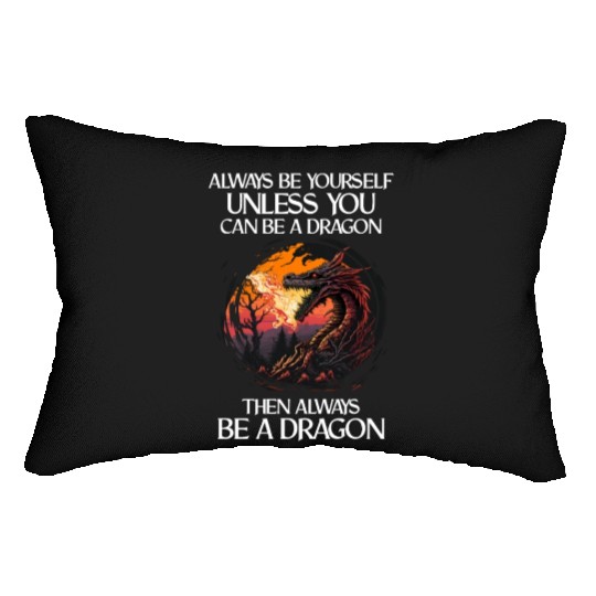 Mythical Creature Dragons Gift Men Dragon for a Lumbar Pillows