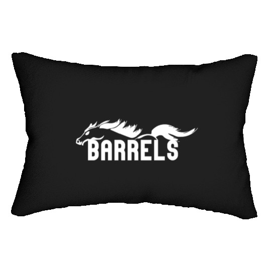 Horse Barrel Racing Lumbar Pillows