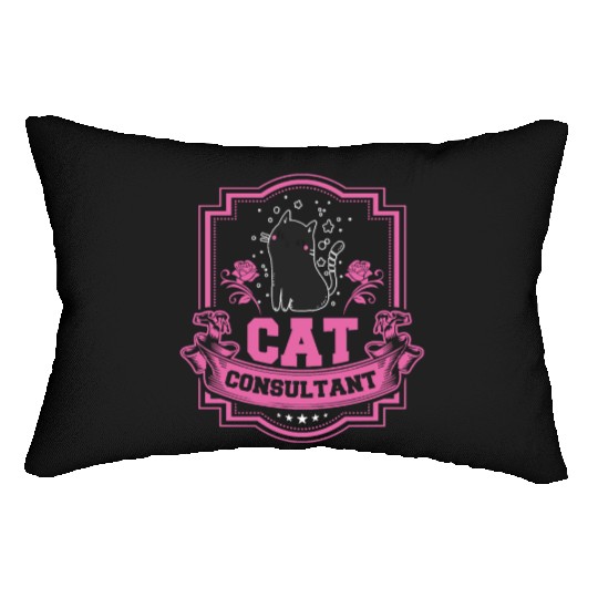 Cat Consultant Crazy Cat Lover Lumbar Pillows
