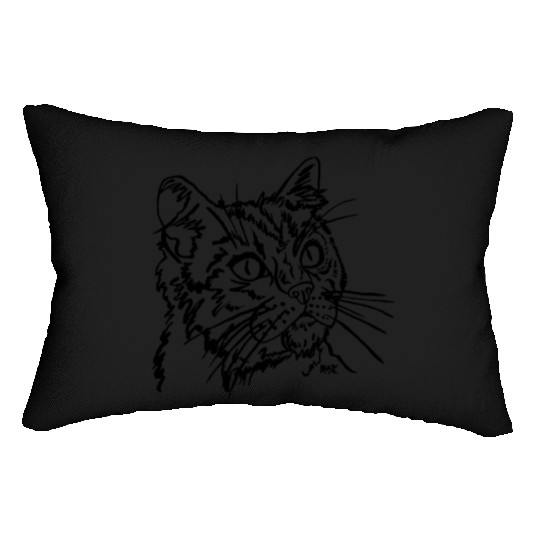 Cat face Lumbar Pillows