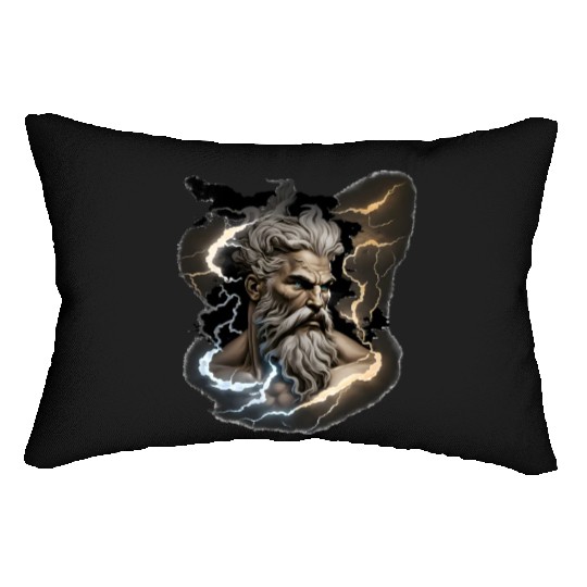 Zeus - A Colorful Tribute to the Greek God of Sky Lumbar Pillows