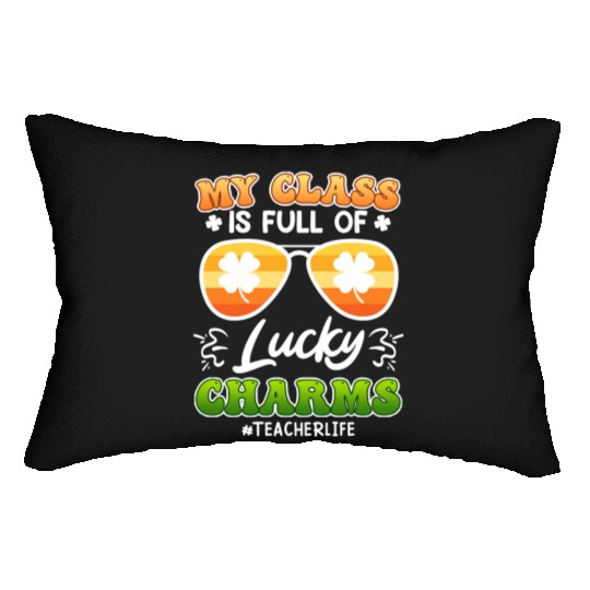 Class full of Lucky Charms teacher saying Lumbar Pillows