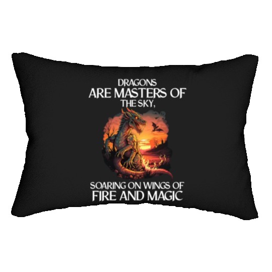 Mythical Creature Dragons Gift Men Dragon for a Lumbar Pillows