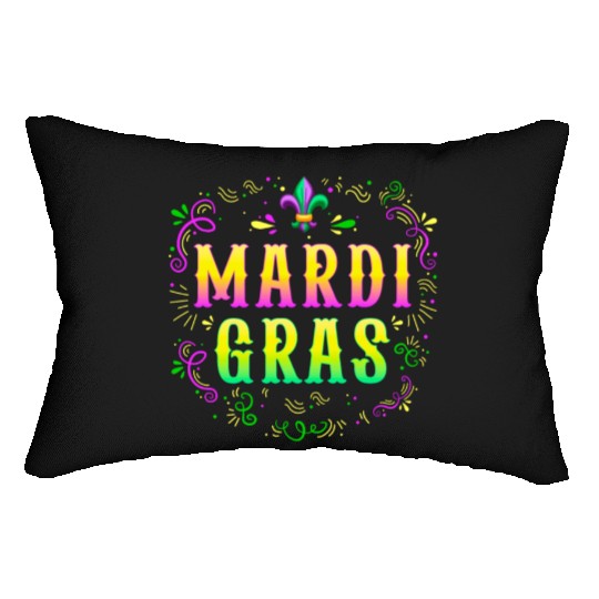 Mardi Gras Funny Party Costume This is my Mardi Lumbar Pillows