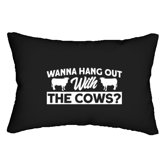 Farming Dairy Cow Gift Lumbar Pillows