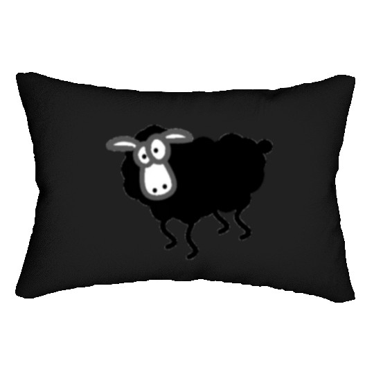 black sheep looking Lumbar Pillows