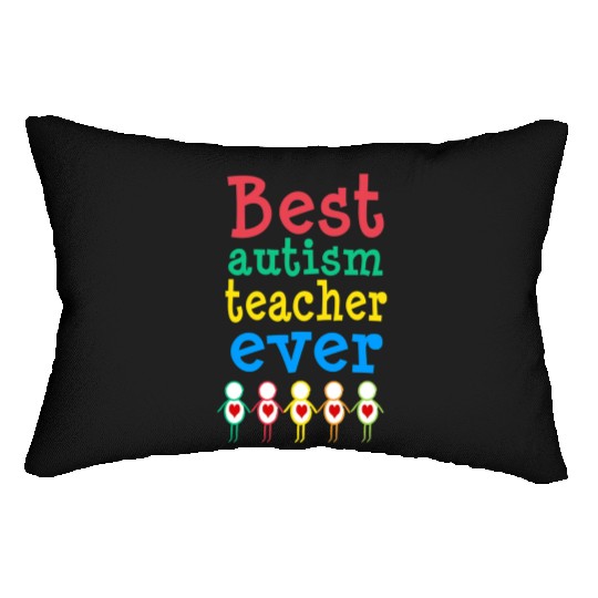 Autism Teacher Gift Lumbar Pillows