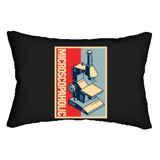 Biology Biologist Microscope Lumbar Pillows