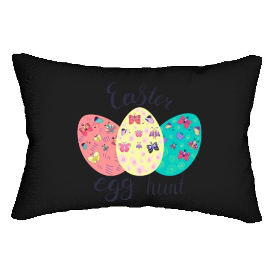 Easter Egg hunt Sublimation Lumbar Pillows