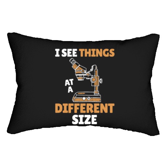 Biology Biologist Microscope Lumbar Pillows