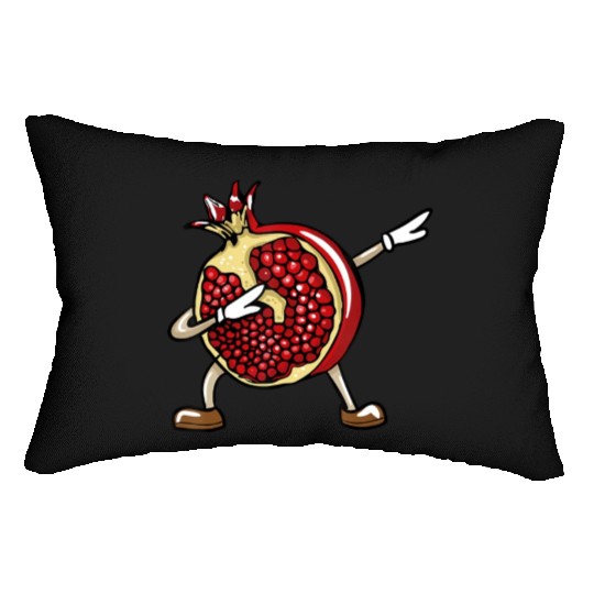 Funny Dabbing Pomegranate Lover Fruit Love Lumbar Pillows