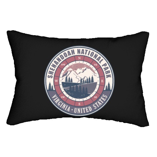 Shenandoah National Park Virginia US Hiking Lumbar Pillows