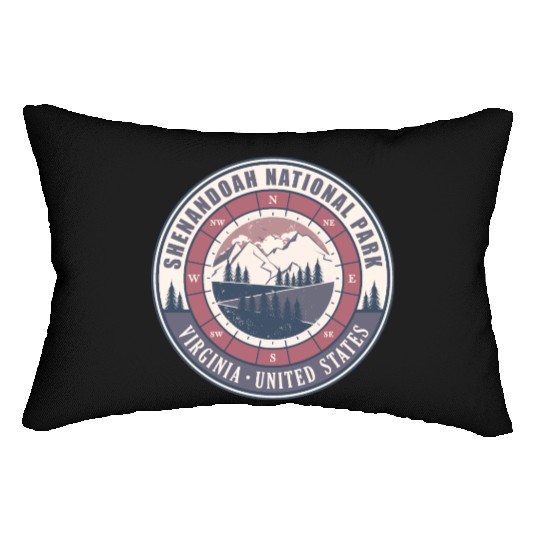 Shenandoah National Park Virginia US Hiking Lumbar Pillows