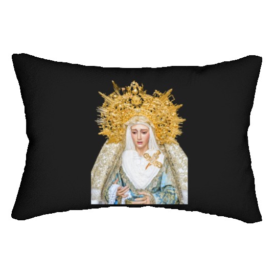 Virgin Mary Mother of Jesus Madonna Lumbar Pillows