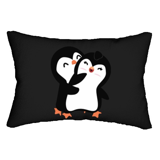 you re my penguin Lumbar Pillows