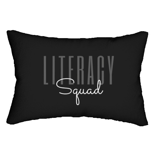 Literacy Squad Coach Teacher Lumbar Pillows