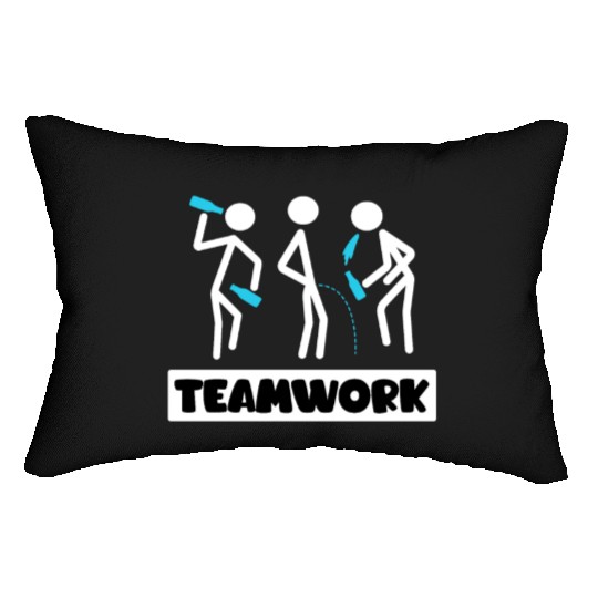 Teamwork Summer Vacation with Friends Spring Break Lumbar Pillows