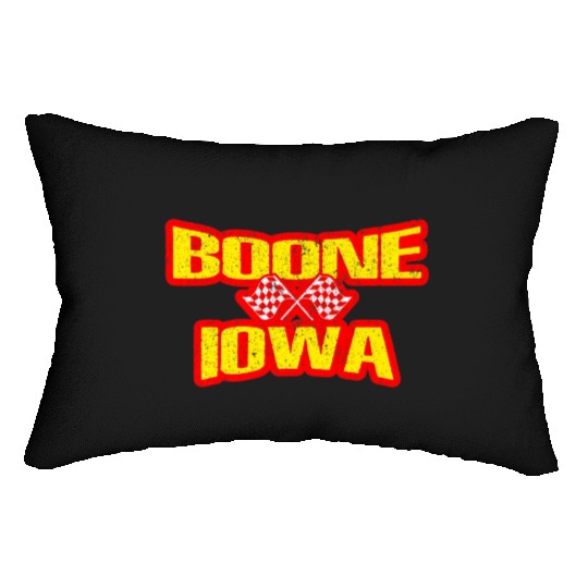 Boone Iowa IA Midwest Hobby Stock Modified Race Ca Lumbar Pillows