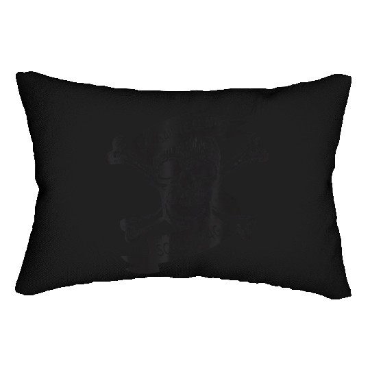 Michigan Lake St Clair Pirate Skull Bones Boating Lumbar Pillows