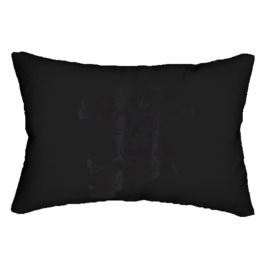 Michigan Lake St Clair Pirate Skull Bones Boating Lumbar Pillows