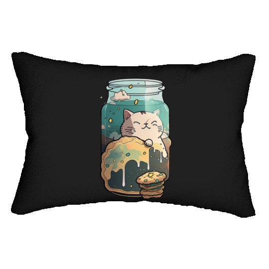 Cat in the Cookie Jar Lumbar Pillows