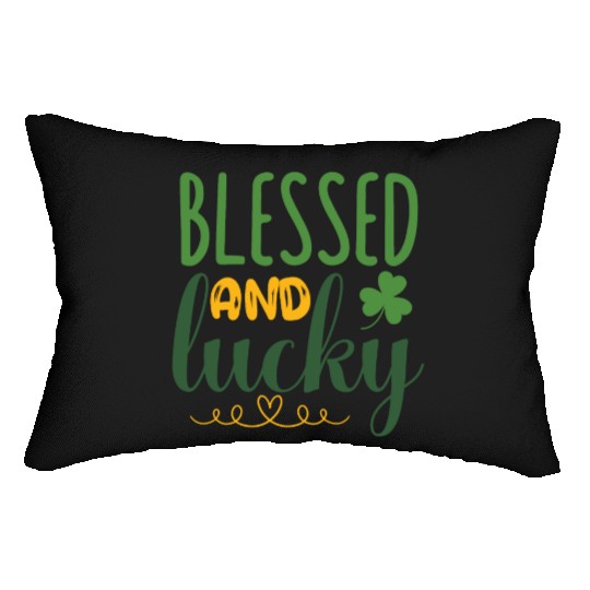 blessed and luckyStPatricks Lumbar Pillows