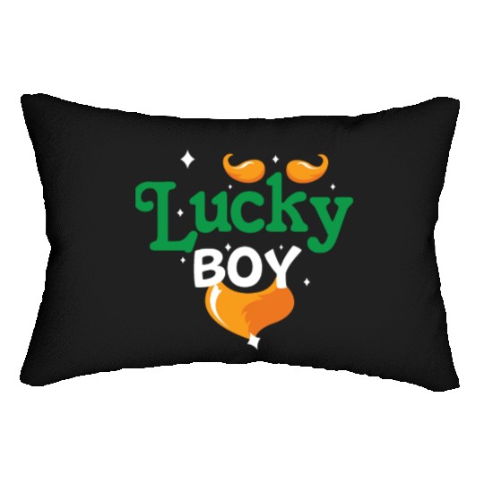 lucky boy Lumbar Pillows