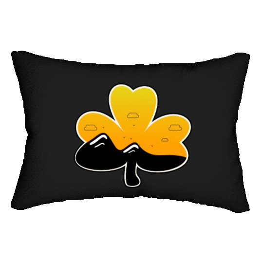 vintage st patrick sunrise Lumbar Pillows