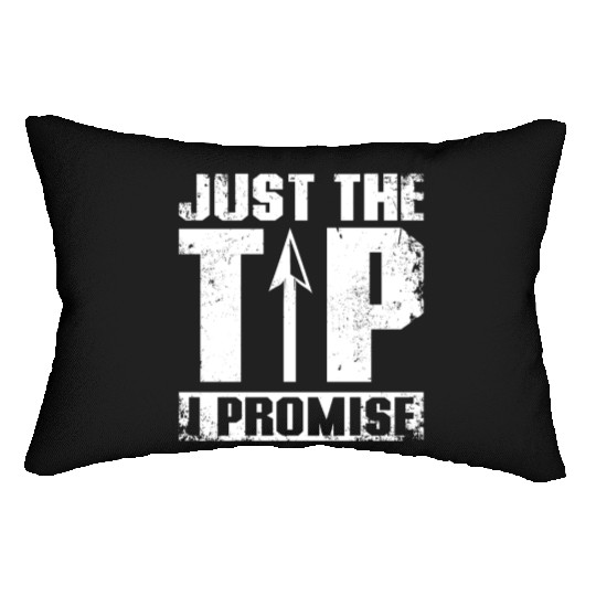 Just the tip I promise Archery Lumbar Pillows