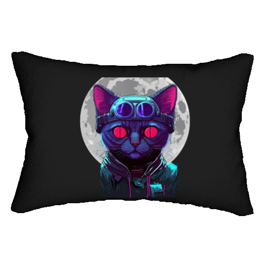 SPACE CAT 1 Lumbar Pillows