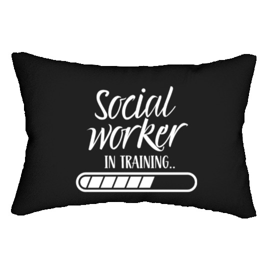 Social Worker In Training Graduation Job Work Lumbar Pillows