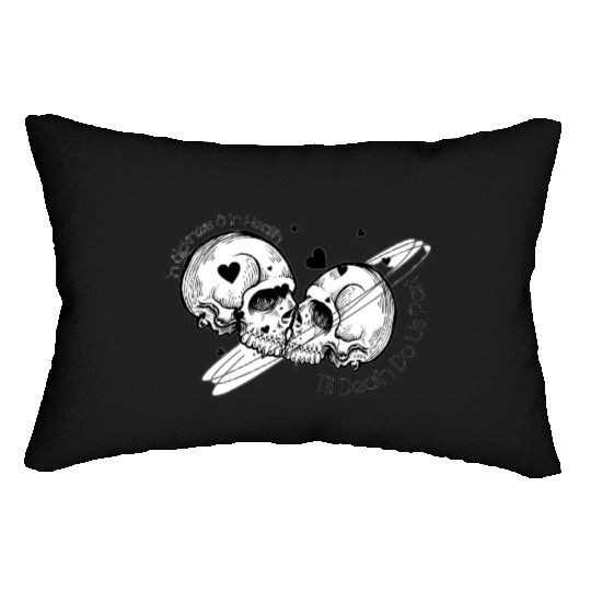 till death do us part Lumbar Pillows