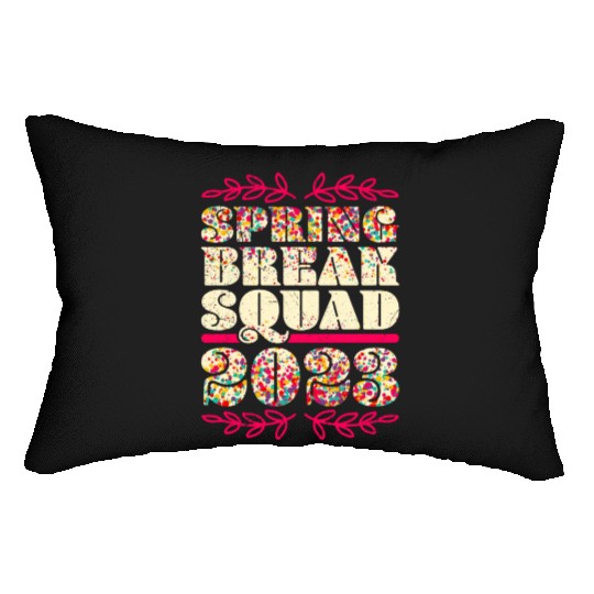 Spring Break Squad 2023 Friends Spring Break Lumbar Pillows