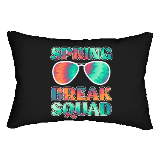 Spring Break Squad Summer Vacation Spring Break Lumbar Pillows