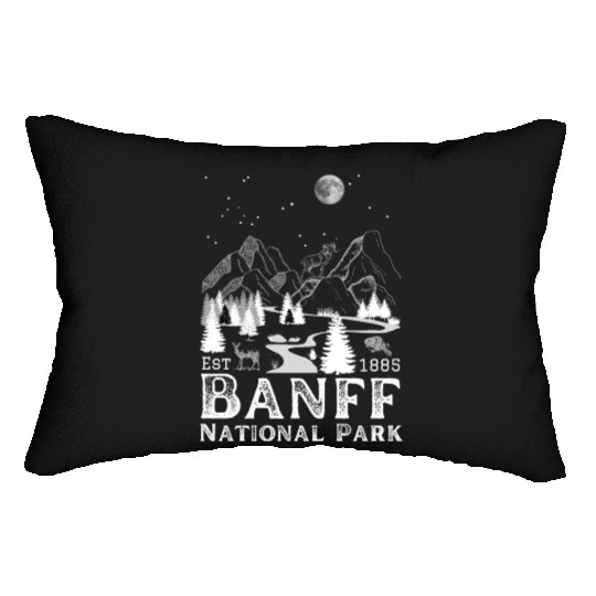 Banff National Park 1885 Lumbar Pillows