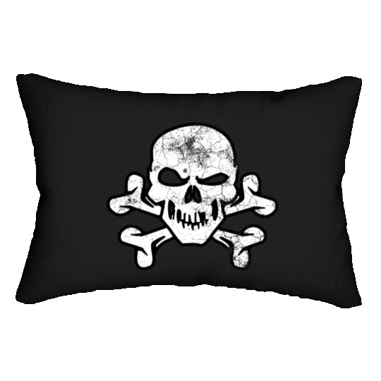 Pirate Skull And Crossbones Lumbar Pillows