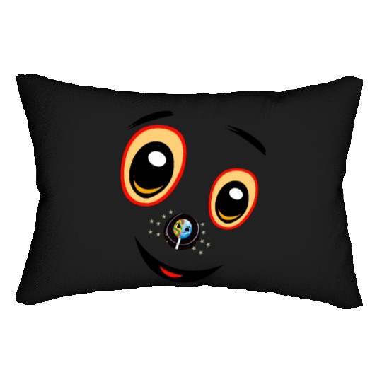 Puppy Astro Pop Lumbar Pillows