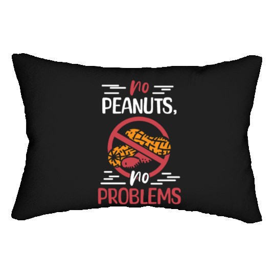 No Peanuts No Problems Peanut Allergic Lumbar Pillows
